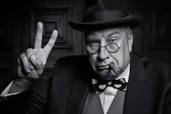 Tony Harris as Churchill